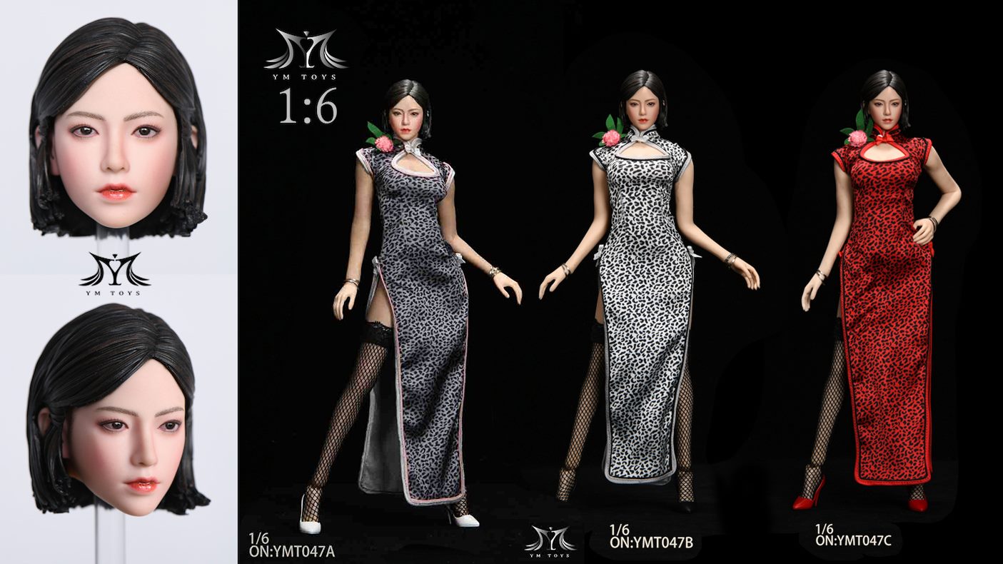 [สั่งจอง]YMTOYS YMT047 1/6 : Leopard Print Cheongsam Girl Pomelo