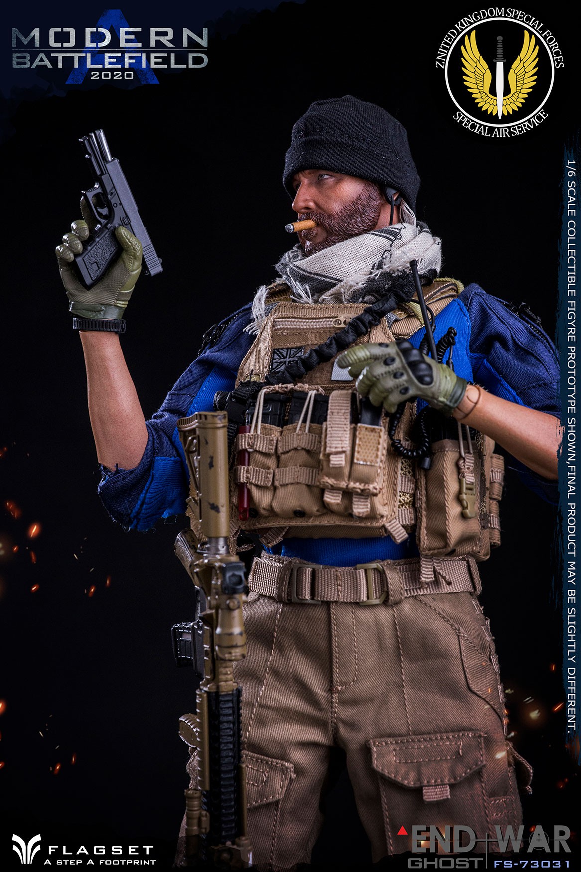 [สั่งจอง] FLAGSET FS-73031 1/6 : End War Ghost Modern Battlefield 2020 A [Reissue]