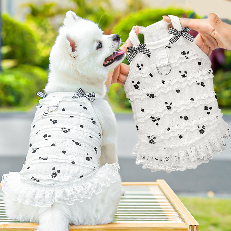 🇹🇭พร้อมส่ง🇹🇭 ✨️ เดรสแสนสวย เดรสสัตว์เลี้ยง ผ้าใส่สบาย for pet เสื้อสุนัข ชุดหมา ชุดแมว