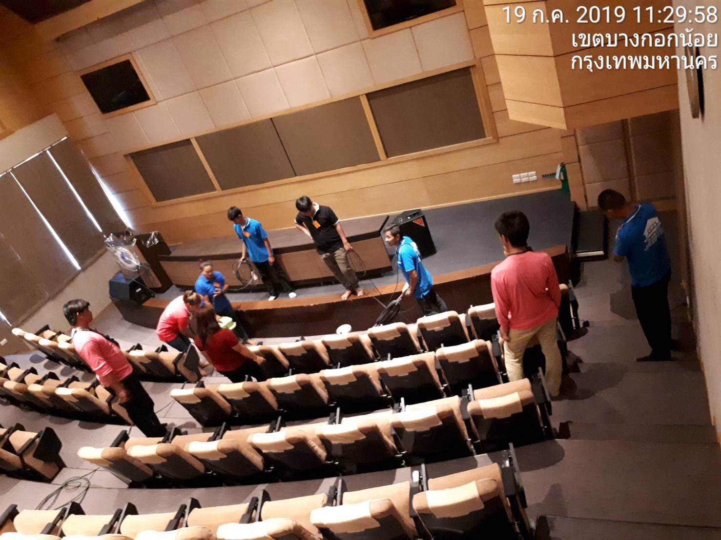 งานปรับปรุง ซ่อมแซม และ Big Cleaning ห้องประชุม รพ.ศิริราช