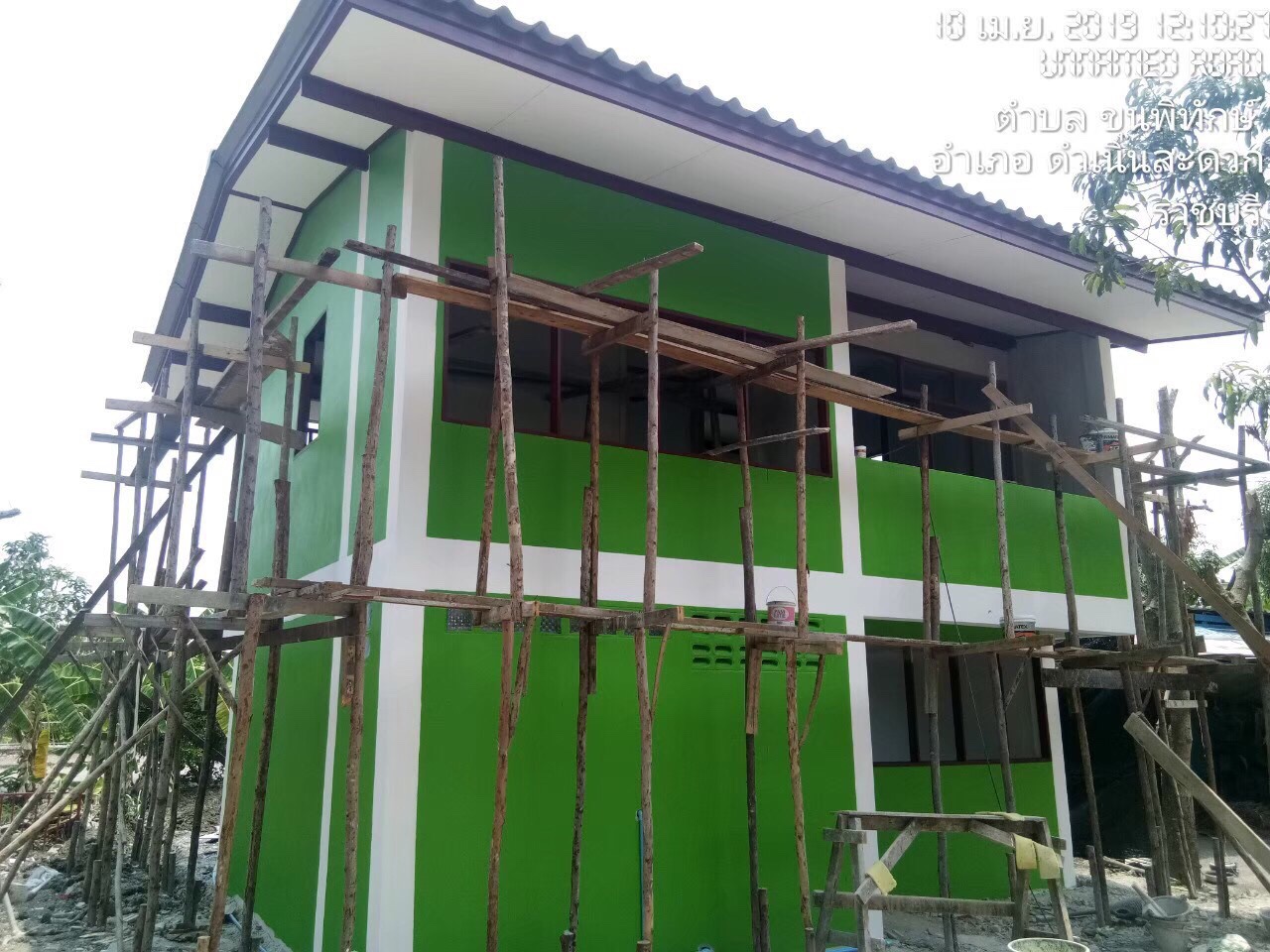 งานสร้าง ห้องพักครู รร.ดอนฟักทอง