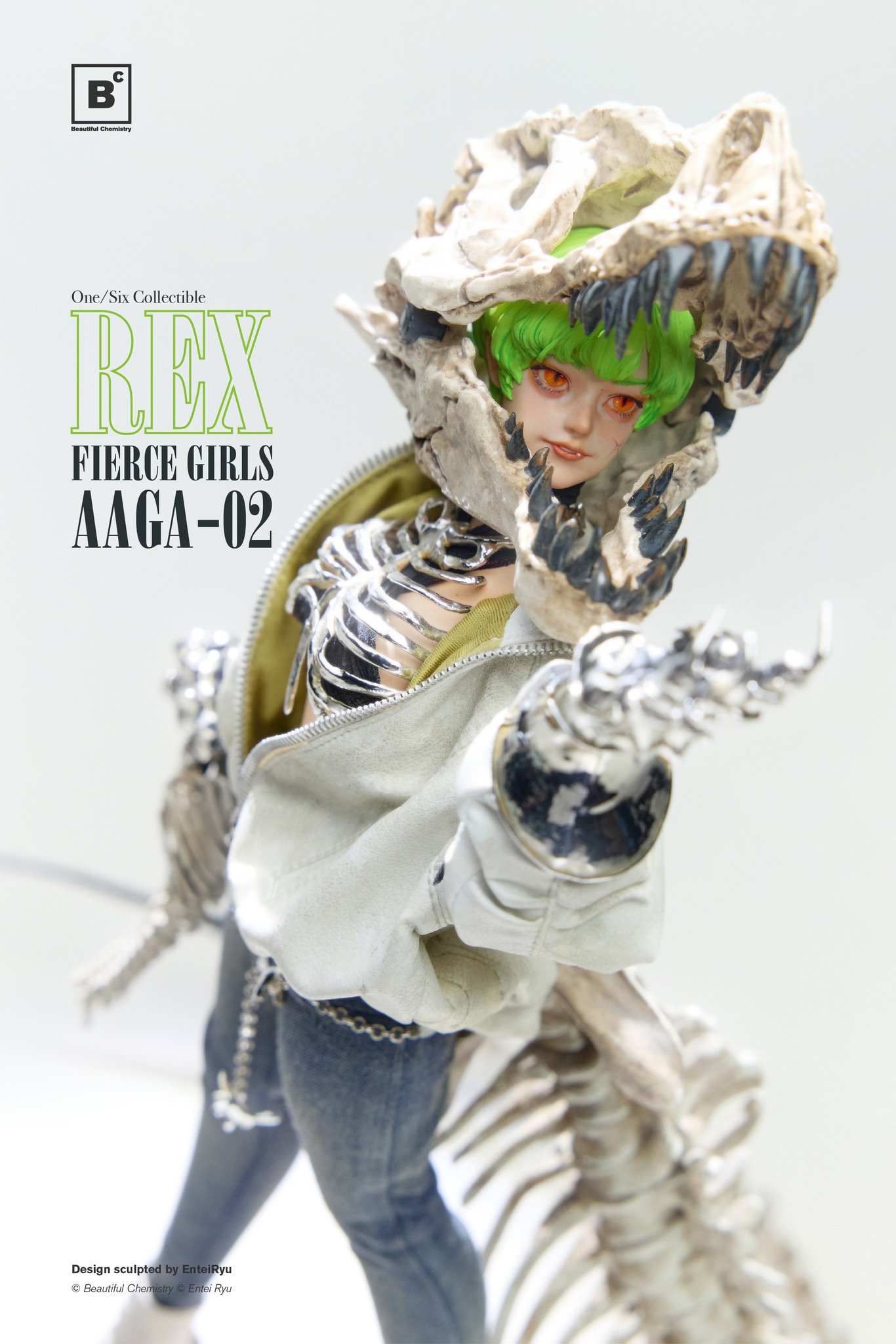 [สั่งจอง]Beautiful Chemistry x Entei Ryu UV202501 1/6 : Fierce Girls Mercenary Gunner AAGA-02 Rex