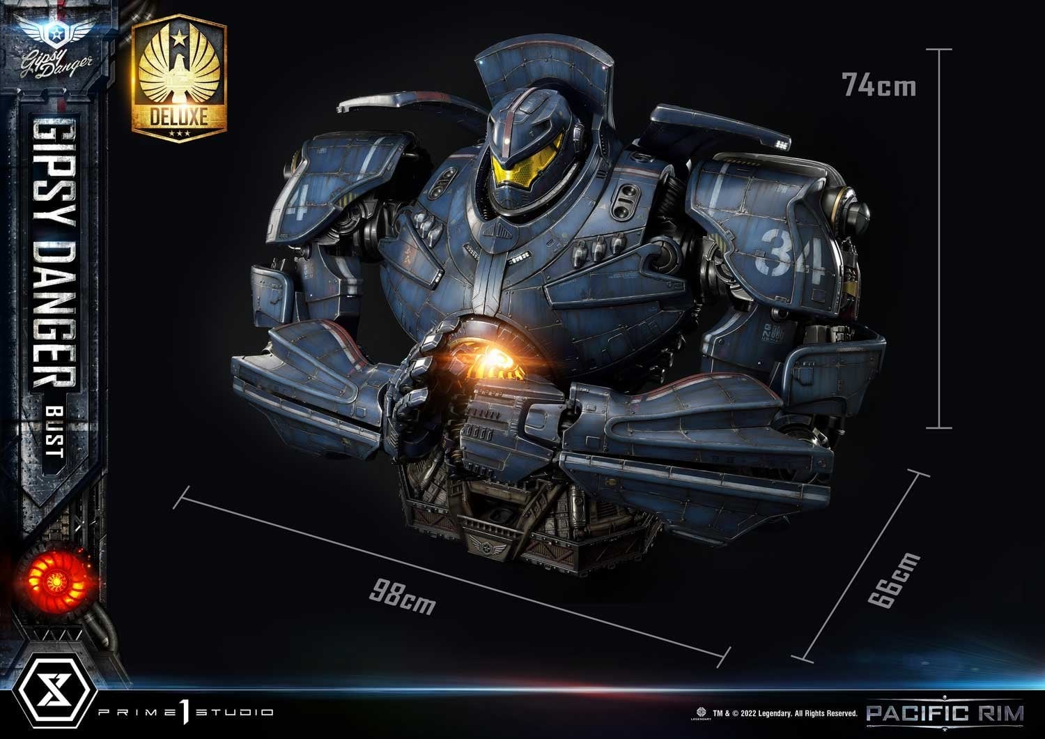 [สั่งจอง]Prime 1 Studio Non Scale : Gipsy Danger Bust (Pacific Rim)
