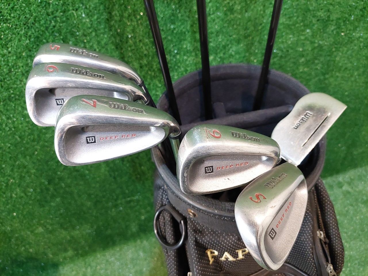 ไม้กอล์ฟครบชุดสุดพรีเมี่ยม WILSON DEEPRED ชุดเหล็กเป็นรุ่น FAT SHAFT