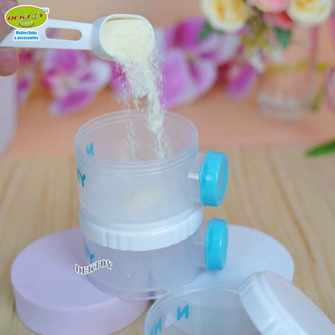 NANNY แนนนี่ ชั้นแบ่งนม 3 ชั้นแบบเปิดข้างคลาสสิค N201