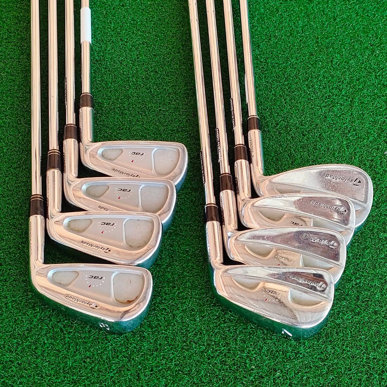 ชุดเหล็ก TAYLORMADE RAC มีเหล็ก 3-9 เเละ PW ก้าน N.S.PRO 950GH FLEX R กริพ GOLF PRIDE เบาทั้งชุด เหล็ก FORGED