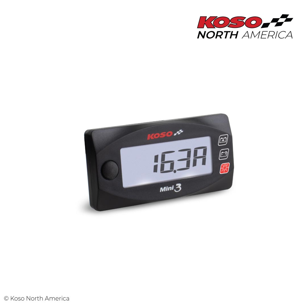 KOSO MINI 3 AMP & Volt Meter (สินค้าลดราคาเคลียร์สต็อค)