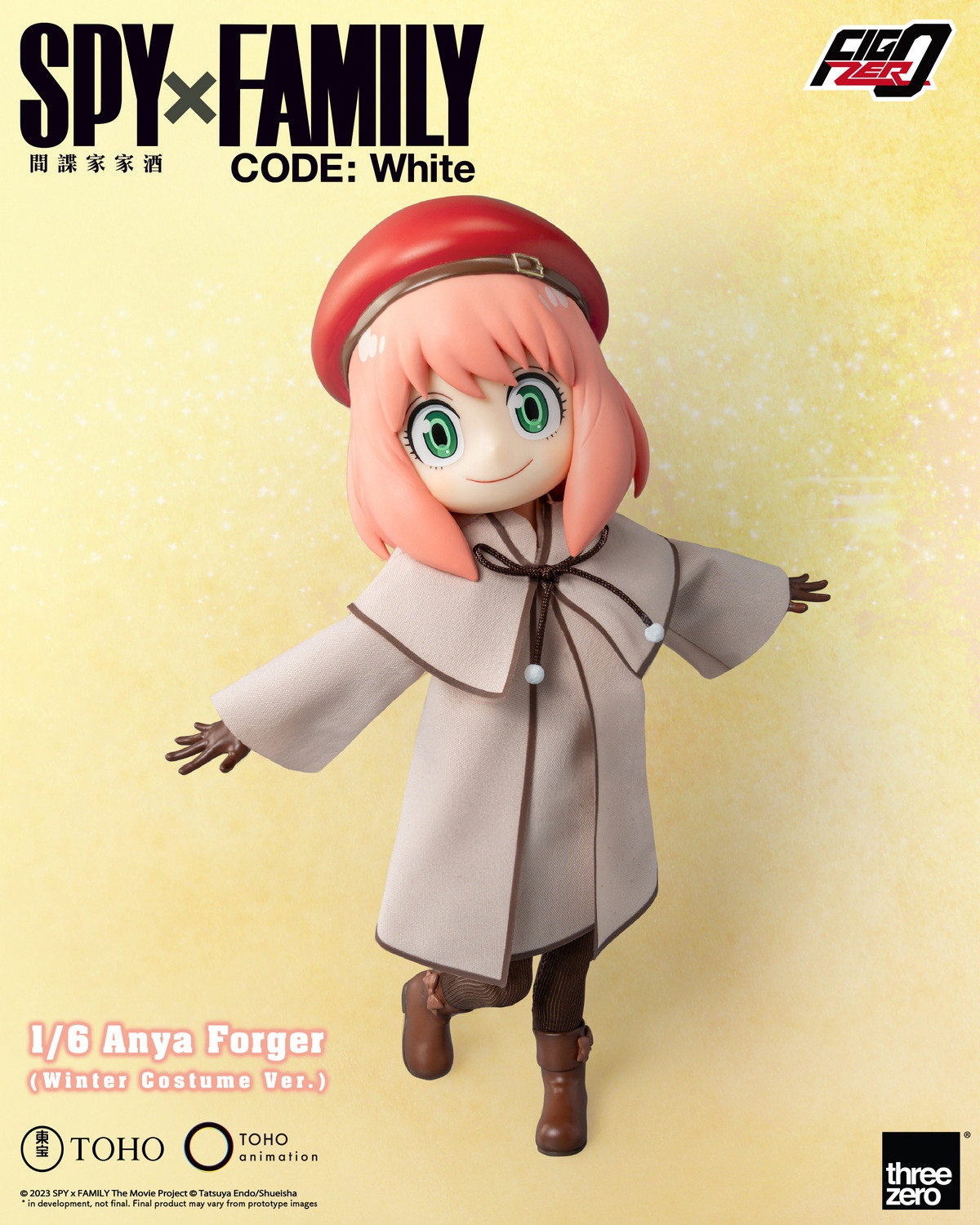[สั่งจอง]Threezero 3Z07810M0 1/6 : SPY×FAMILY CODE: White FigZero - Anya Forger (Winter Costume Ver.)
