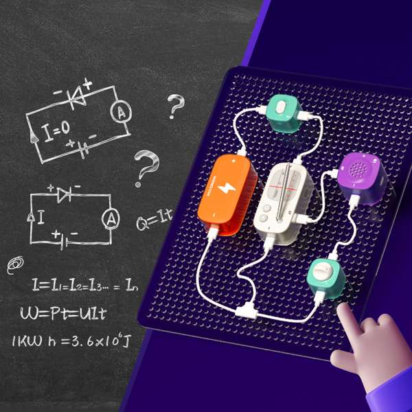 Block Circuit Super Kit วงจรอิเล็กทรอนิกส์ เกมกระดาน, ของเล่นเสริมพัฒนาการ, ของเล่นเด็กอนุบาล, สื่อการสอนเด็กอนุบาล พร้อมส่งในไทย