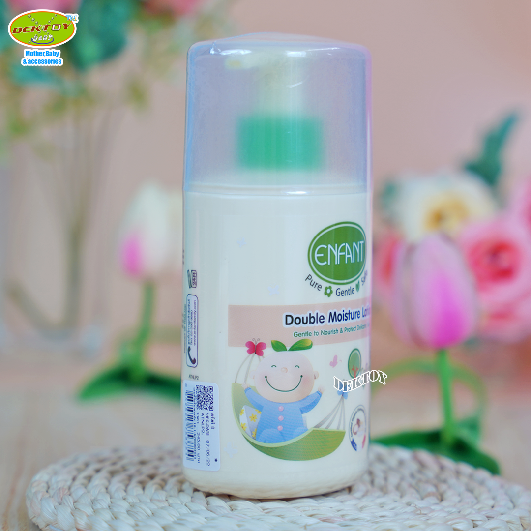 Enfant อองฟองต์ ออแกนิค ดับเบิ้ล มอยส์เจอร์ โลชั่น ใช้ได้ตั้งแต่เด็กแรกเกิด 250 มล.