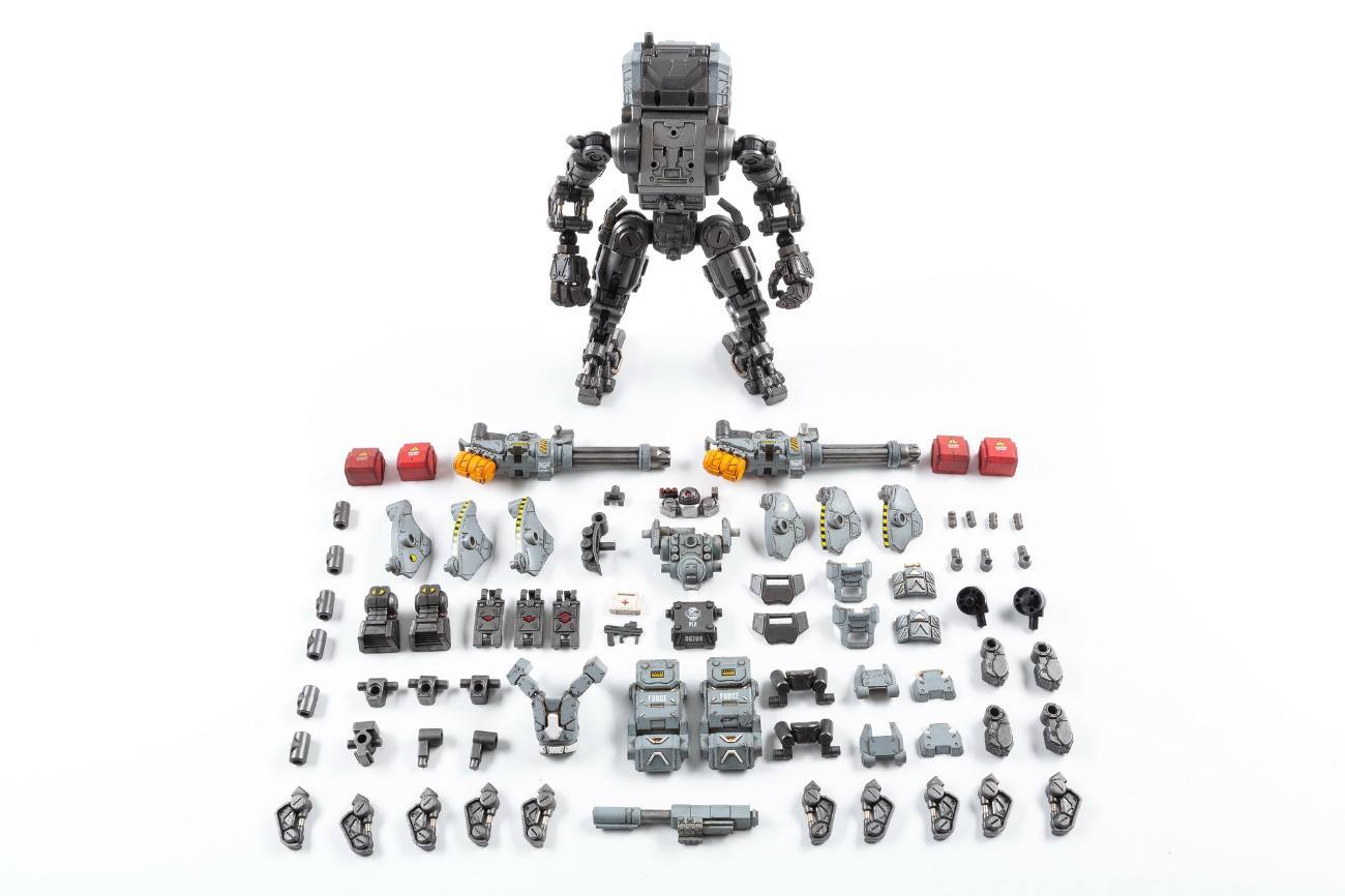 [สั่งจอง]JOYTOY JT0418 1/25 : STEEL BONE H-05 Heavy firepower MECHA (gray)