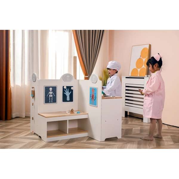 ชุดเคาน์เตอร์คุณหมอจำลอง,ของเล่นคุณหมอ, ของเล่นบทบาทสมมติ, ของเล่นไม้ , ของเล่นเสริมพัฒนาการเด็ก,พร้อมส่ง