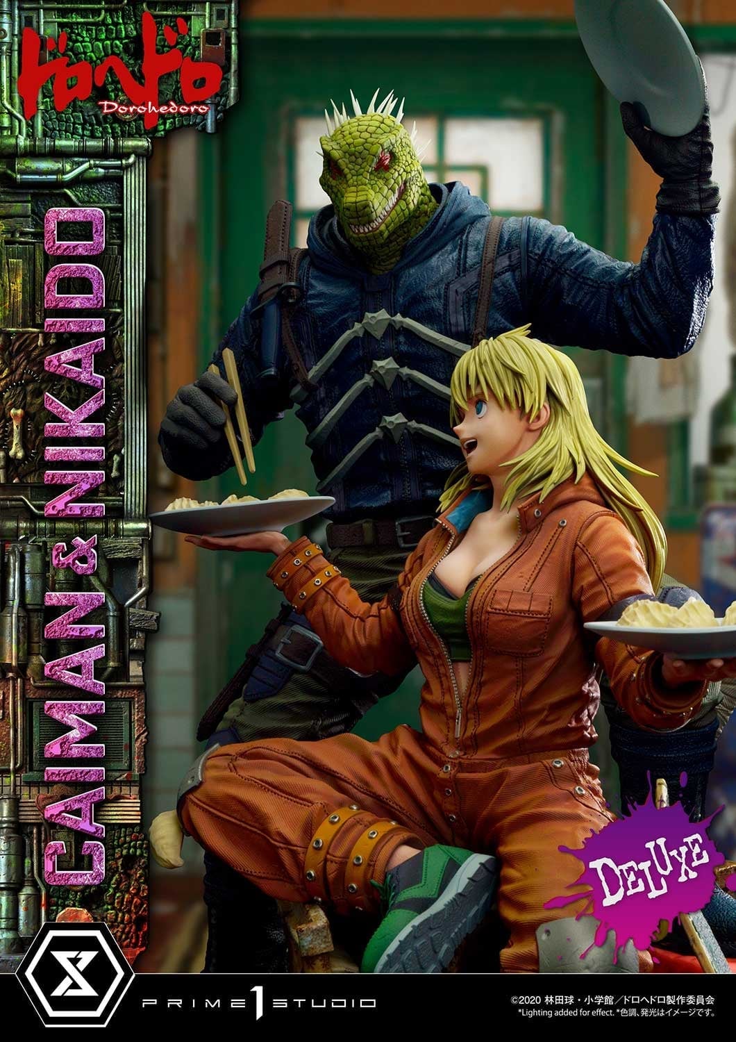 [สั่งจอง]Prime 1 Studio 1/4 : Caiman & Nikaido (Dorohedoro)