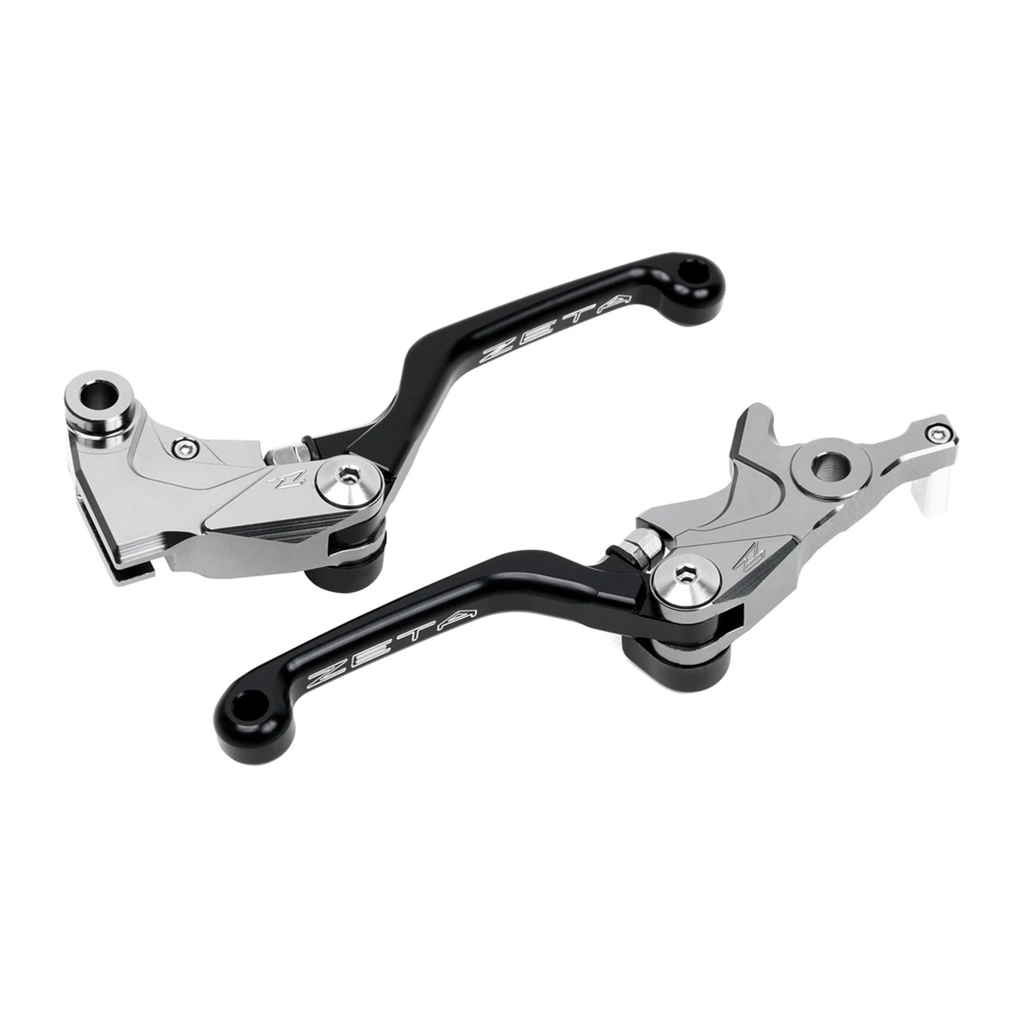 มือเบรค/คลัทต์ Zeta Pivot Lever Set CP Black - KLX125/150/230/250, Versys250/300, D-tracker250