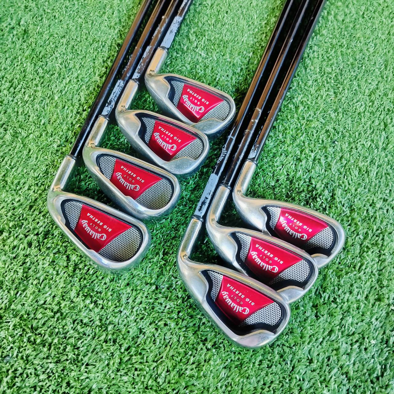 ชุดเหล็ก CALLAWAY BIG BERTHA มีเหล็ก 4-9 เเละ PW SW เป็นชุดเหล็กที่ดีสุดๆของ Callaway ไม้กอล์ฟพรีเมี่ยมมือสอง ของแท้ By NakaraLuxurious