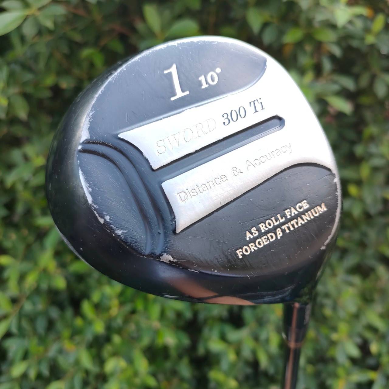 DRIVER SWORD 300 Ti องศา 10 ก้าน KATANA GOLF FLEX R วัสดุ FORGED TITANIUM หน้าเด้ง AS ROLL FACE สำหรับคนชอบหัวไม่ใหญ่มาก ไม้กอล์ฟมือสอง ของแท้ BY NakaraLuxurious