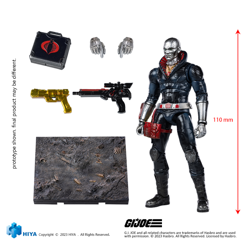 [สั่งจอง] HIYA Exquisite Mini Series EMG0152 1/18 ( 4 Inch ) : G.I.JOE - Destro