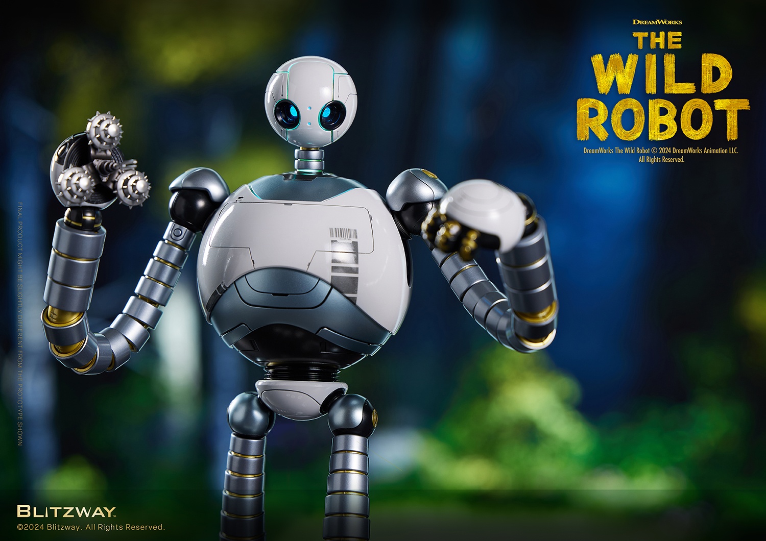 [สั่งจอง] Blitzway BW-CA-11601 : Carbotix Series - The Wild Robot (30Cm)