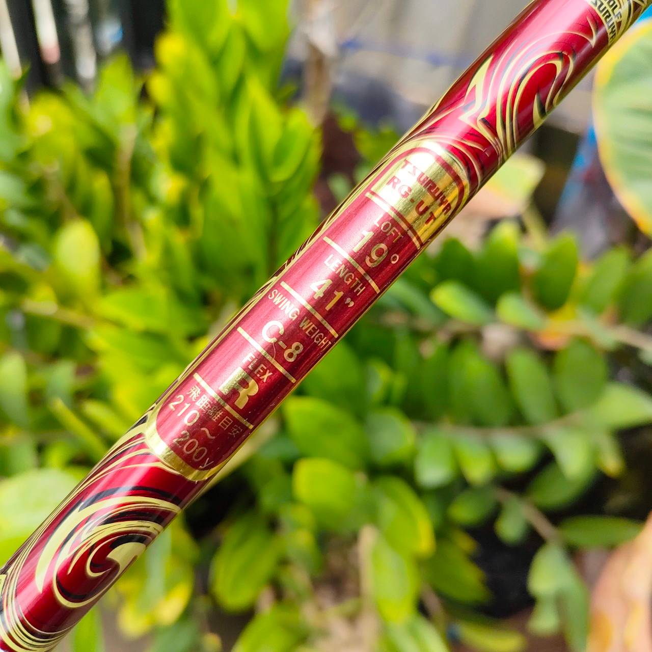 U4 TSURUYA RG องศา 19 วัสดุ HYPER STEEL หน้าเด้ง ก้าน TSURUYA RG FLEX R หัวสีทอง พรีเมี่ยมญี่ปุ่นแท้ๆ ไม้กอล์ฟมือสอง ของแท้ BY NakaraLuxurious