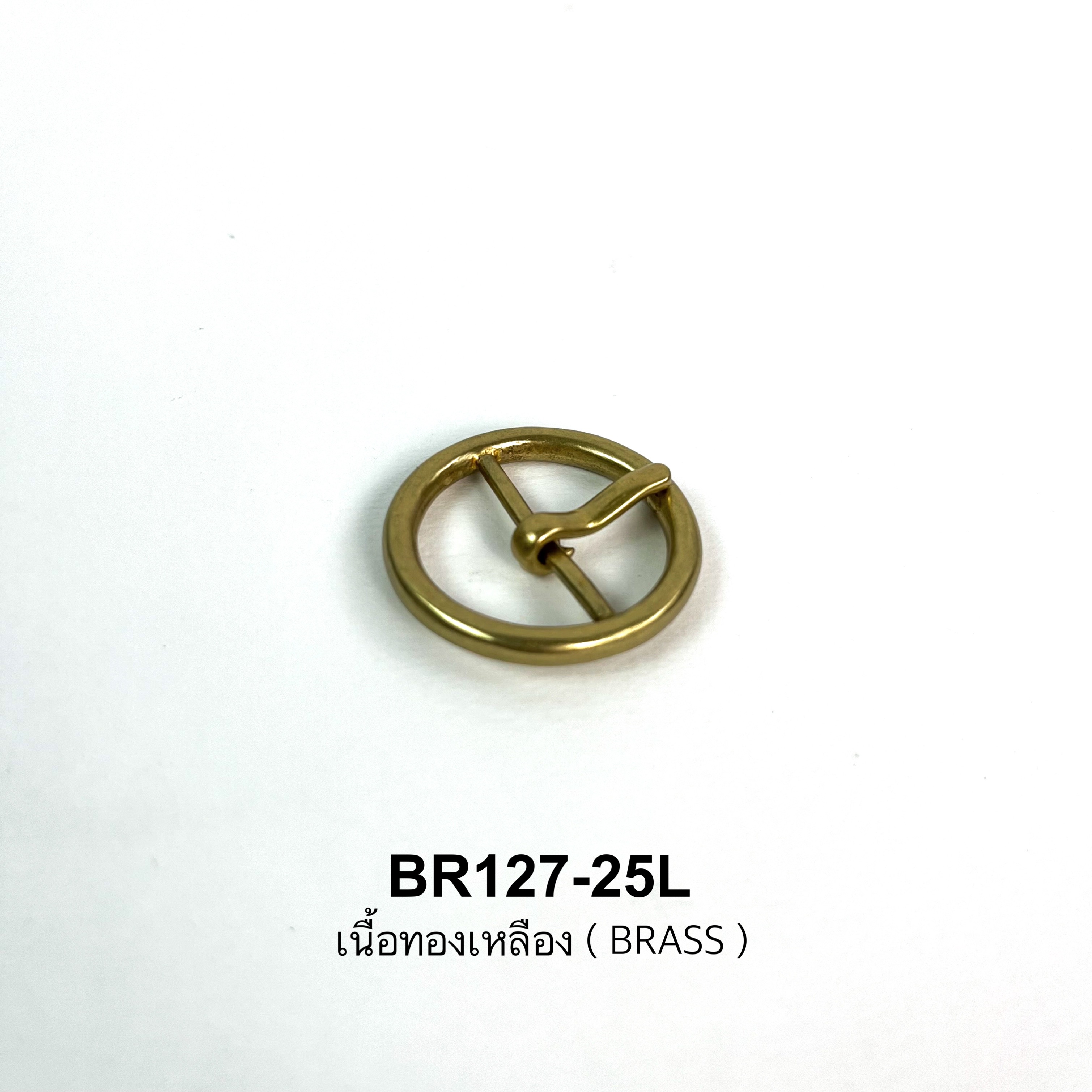BR127-25L หัวเข็มขัดปรับสายกระเป๋า ขนาด 25มิล อะไหล่ทองเหลืองแท้ *ราคาต่อชิ้น*