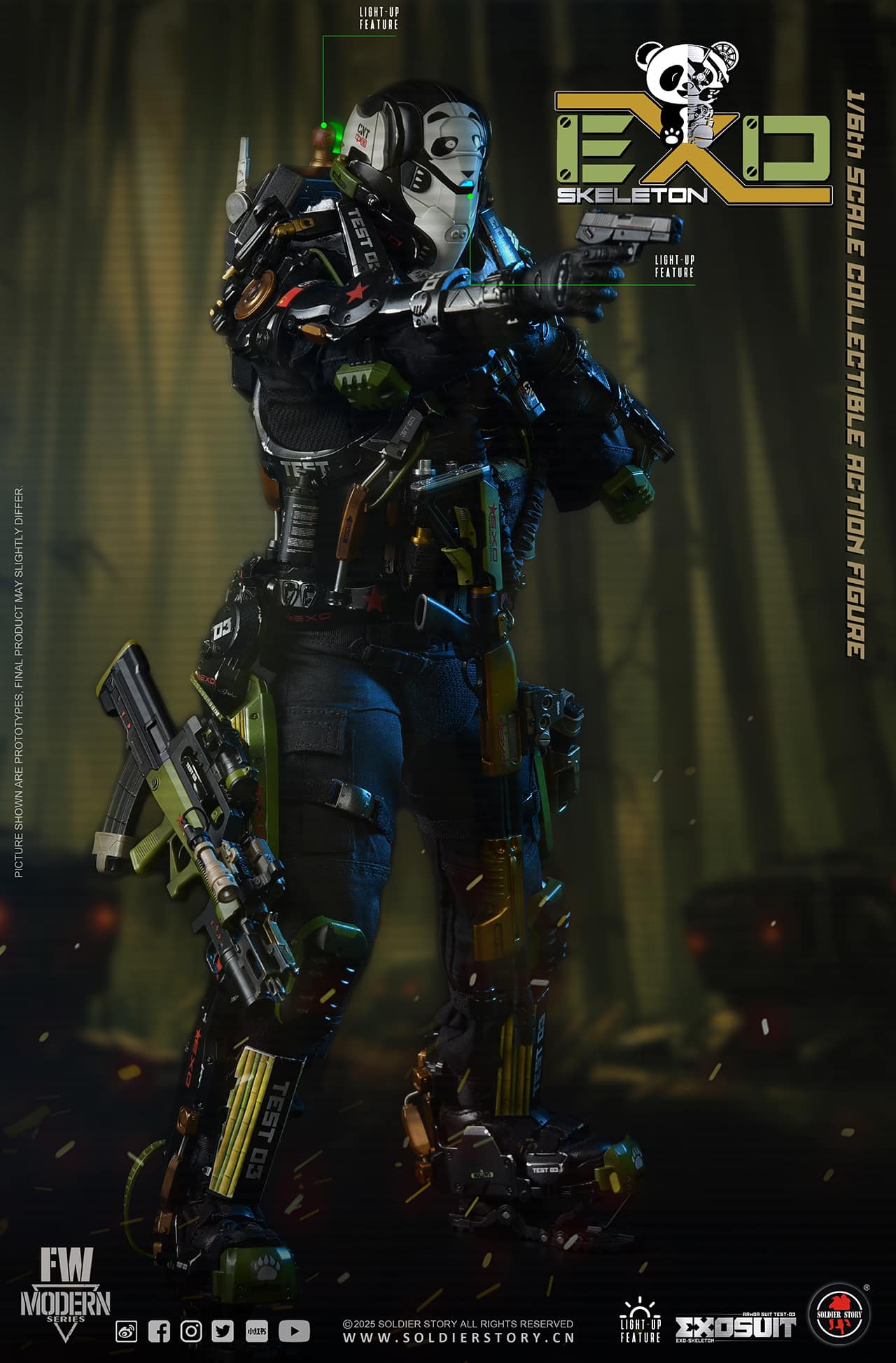 [สั่งจอง]SOLDIER STORY 1/6 : EXO-Skeleton Armor Suit Test -03 “Panda Division”