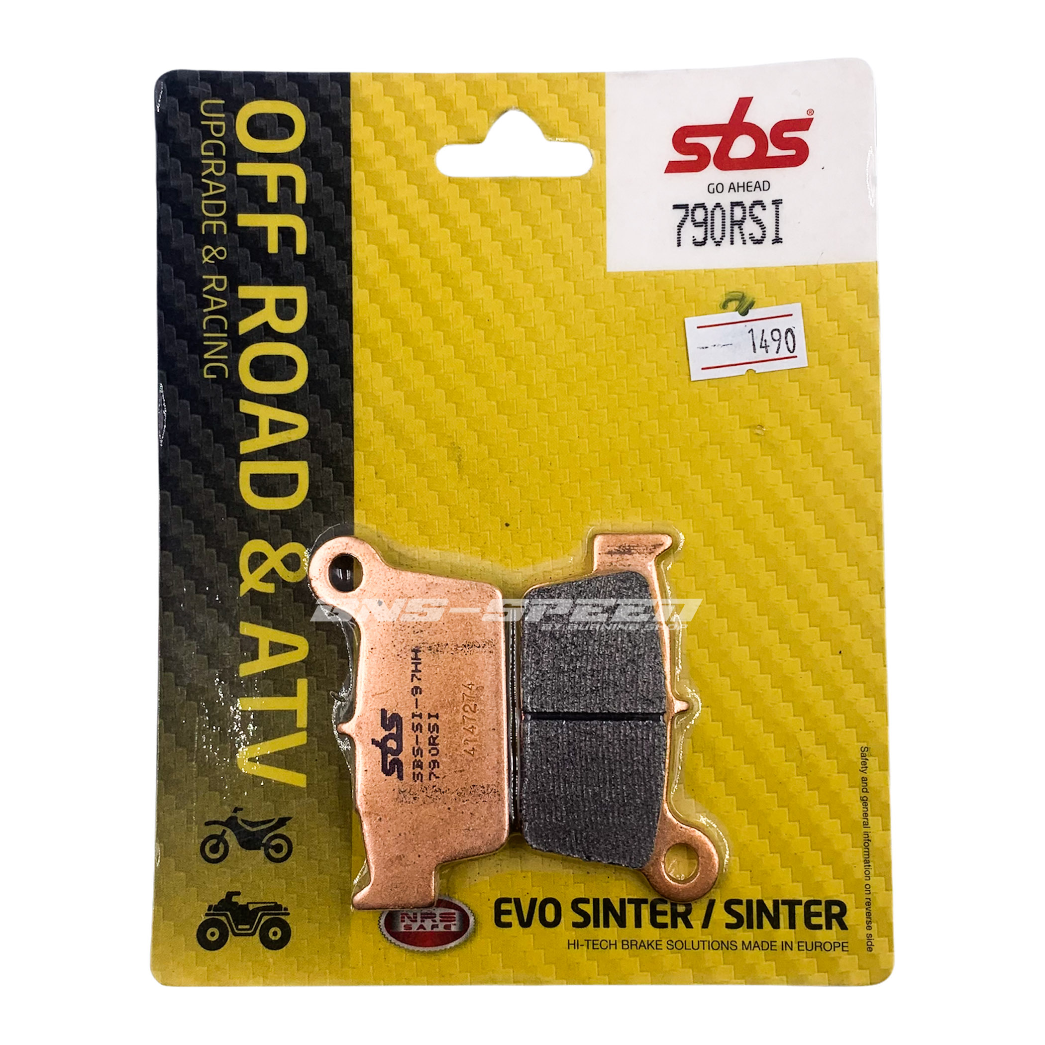 ผ้าเบรค SBS 790RSI brake pads Yamaha, Kawasaki, Suzuki, TM, Sherco, Gasgas, Fantic, Beta