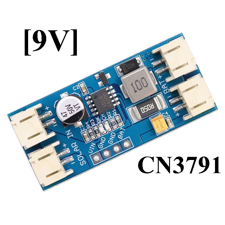 โมดูลชาร์ตแบต Lipo, li-ion ด้วย Solar cell [9v] CN3791 9V MPPT Solar Panel Controller Charger For 3.7V 4.2V Lithium Battery Cell