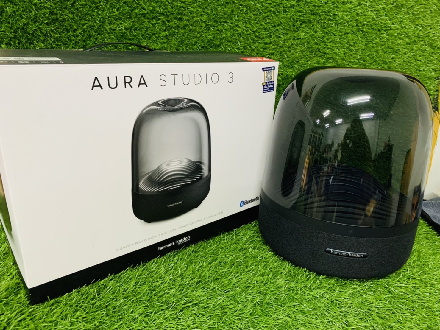 ลำโพง ออกแบบใหม่ สวยงามยิ่งขึ้น Harman/Kardon Aura Studio 3 - สี: ดำ