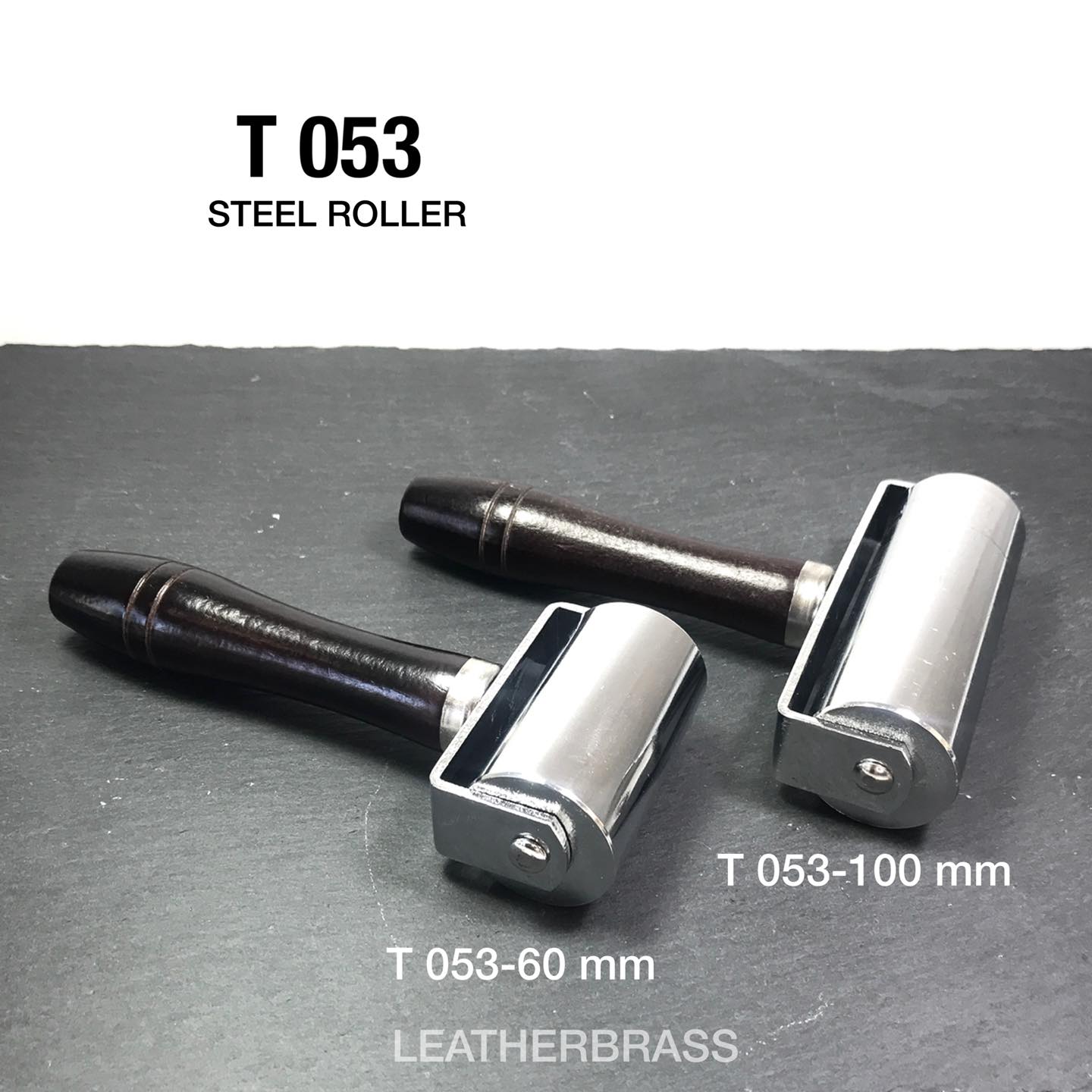 T053-100 ลูกกลิ้งเหล็ก ขนาด 100 mm คละสี ราคาต่อชิ้น สำหรับรีด กดทับ อุปกรณ์งาน DIY leatherbrass**ราคาต่ออัน**