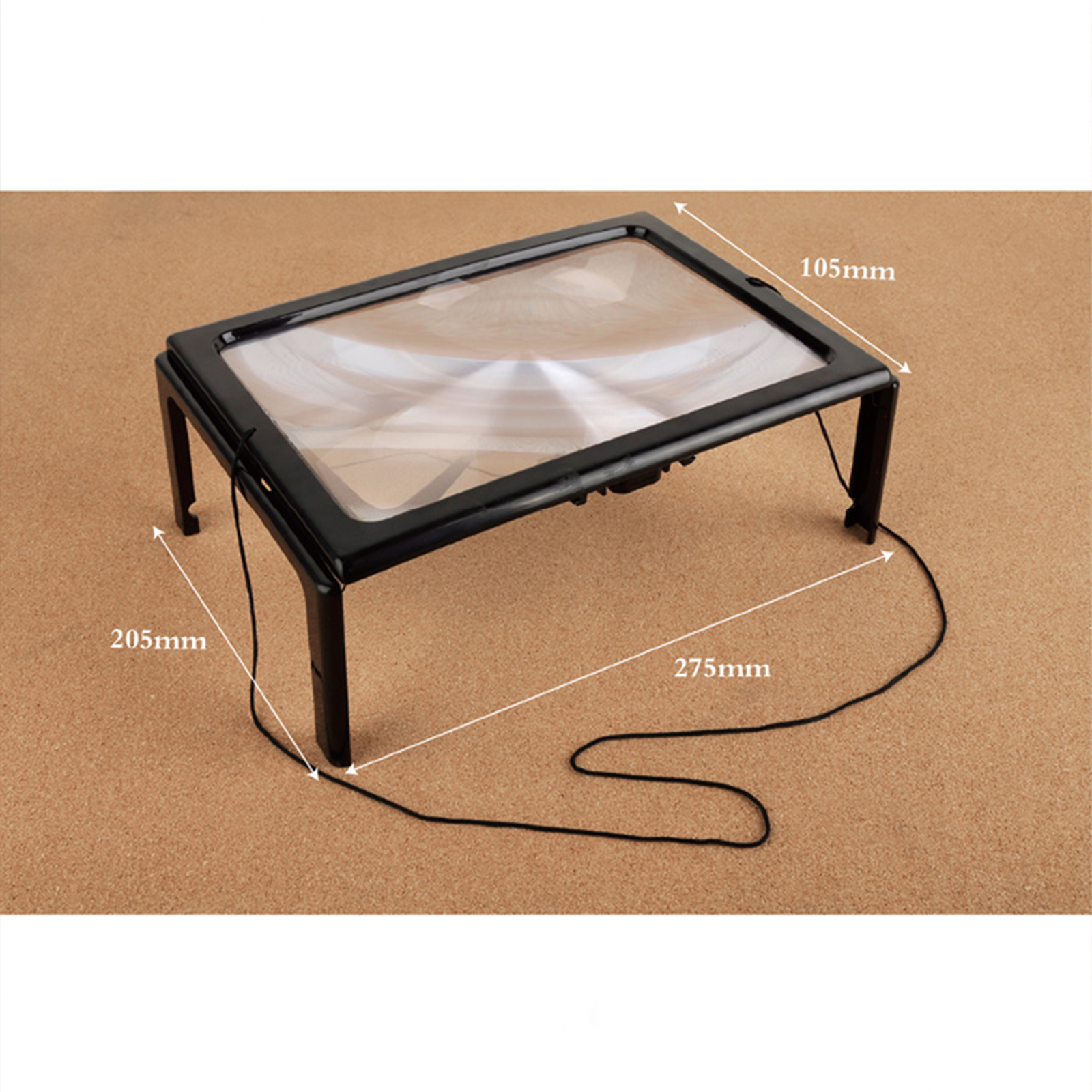 เลนส์ขยายช่วยอ่านหนังสือ มีให้เลือก 2รุ่น ตั้งโต๊ะไฟLED / PVC-A4 ตัวช่วยอ่านหนังสือสำหรับผู้สูงอายุ แว่นขยายช่วยอ่านหนังสือ