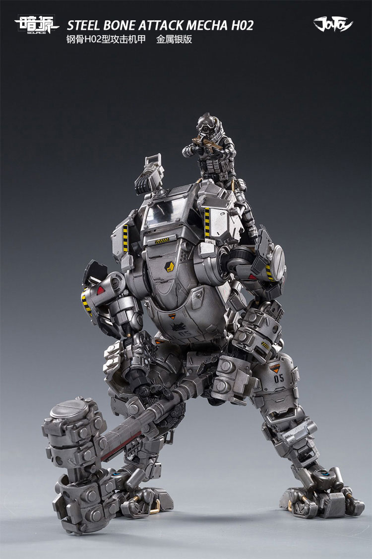 [สั่งจอง] JOYTOY 52021031 STEEL BONE ATTACK MECHA H02 (Silver)