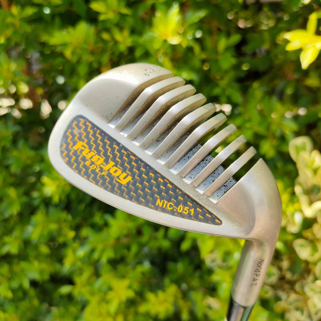 WEDGE FUNJOY GOLF NTC-051 องศา 60 ก้าน TRUE TEMPER FLEX WEDGE ของแท้ ก้านเดิม ยังมีสติ๊กเกอร์ลายน้ำติดอยู่ ระเบิดทราย ดีมากๆๆ และสปินแบบปั่น สุดๆ มันส์มาก ต้องลอง!! ไม้กอล์ฟมือสอง ของแท้ BY NakaraLuxurious