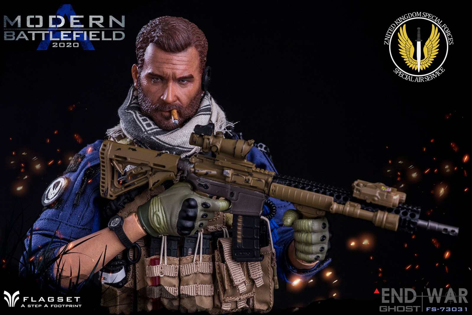 [สั่งจอง] FLAGSET FS-73031 1/6 : End War Ghost Modern Battlefield 2020 A [Reissue]