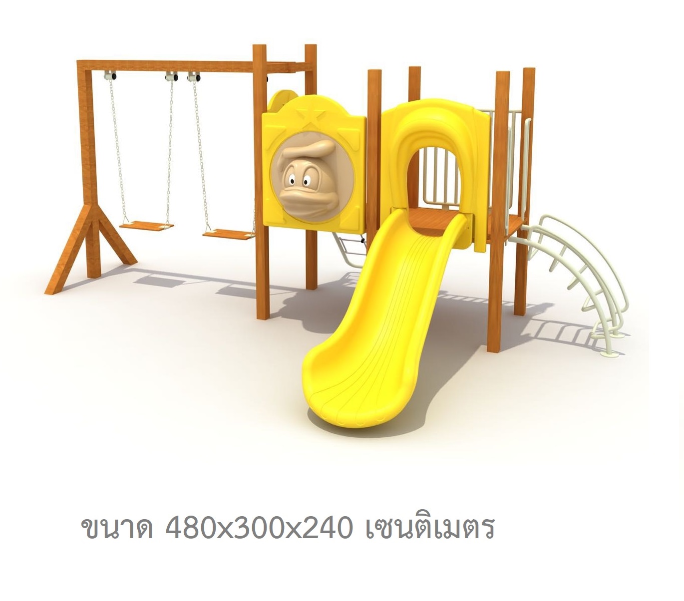 เครื่องเล่นสนามไม้ ชุดบ้านไม้ ชิงช้าไม้ เครื่องเล่นสนามไม้ กลางแจ้ง สนามเด็กเล่น wood playground พร้อมส่ง