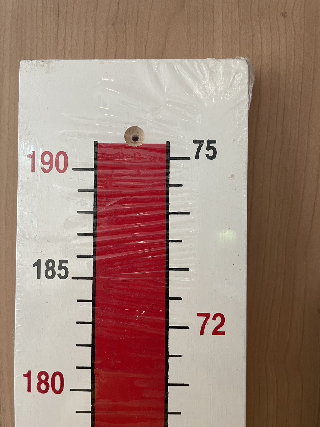 ไม้วัด ติดผนัง ไม้วัดส่วนสูง ผู้ใหญ่และเด็ก ความสูง 190 ซม. ,ไม้วัด ความสูง,วัดส่วนสูง,ไม้วัดส่วนสูงเด็ก Unicef ของใช้โรงเรียน สื่อการสอน พร้อมส่ง