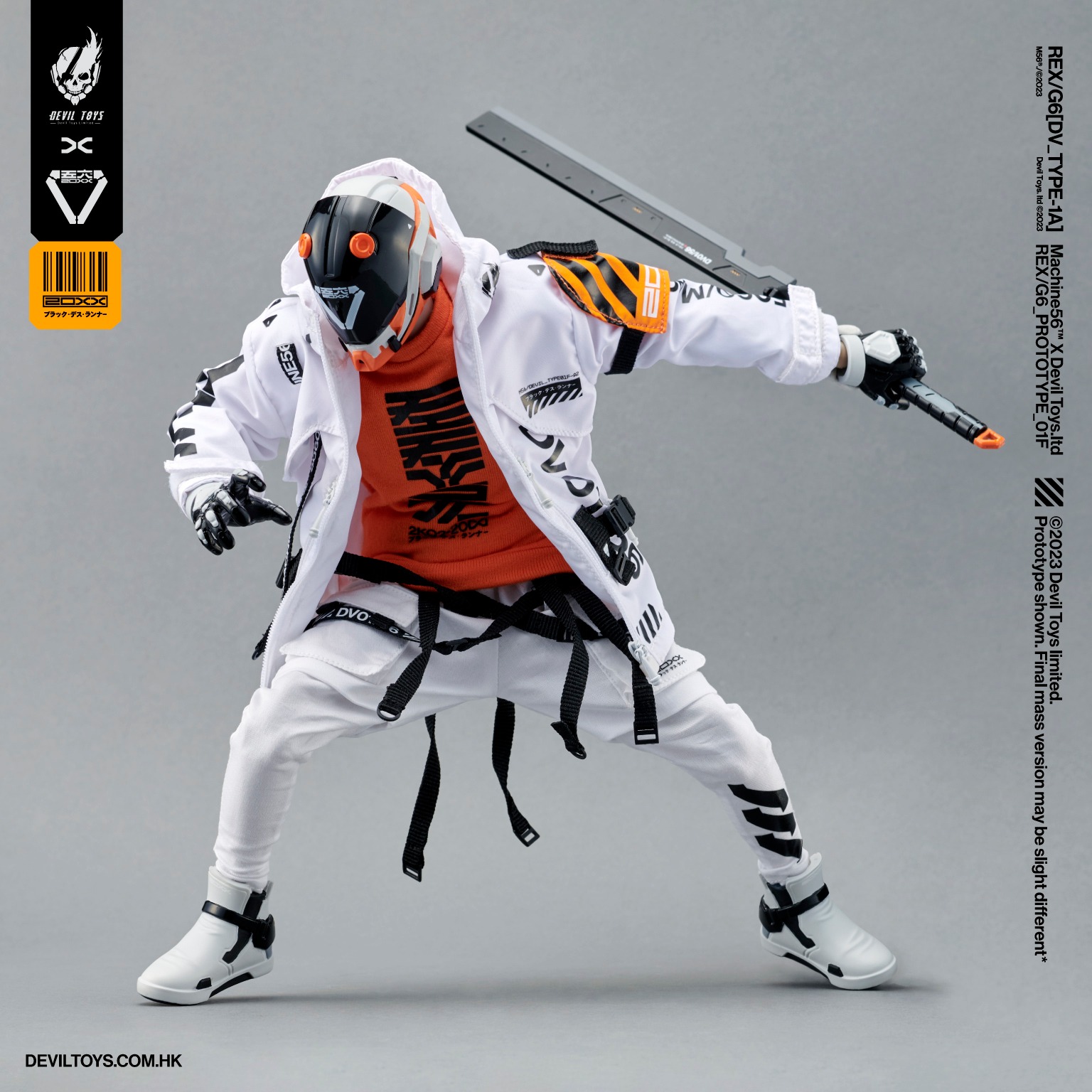 [สั่งจอง] Devil Toys X Machine 56 1/6 : REX/G6[DV_TYPE-1A](white)