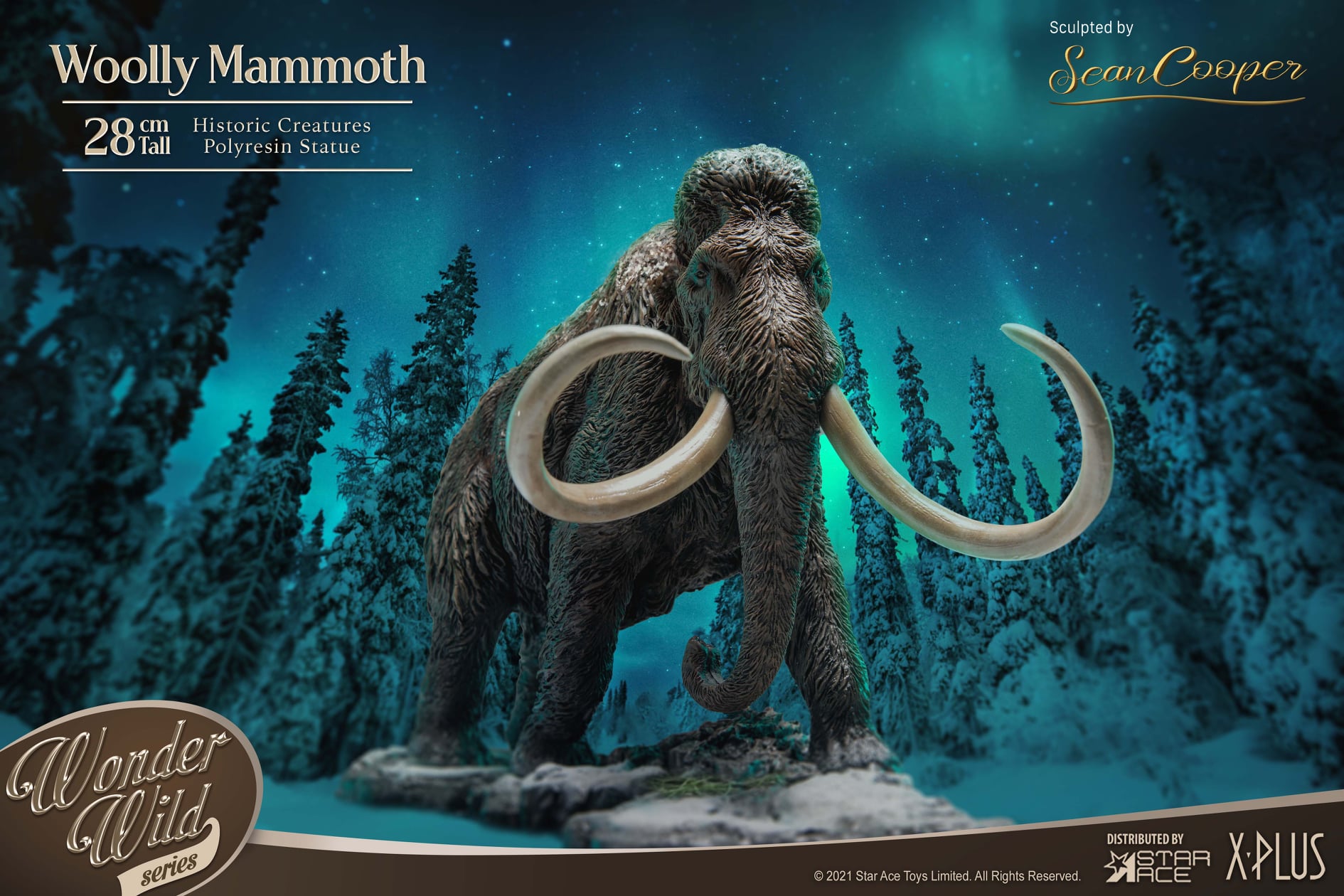 [สั่งจอง]X-Plus / STAR ACE Toys SA5001 : "WONDER WILD" series - Wooly Mammoth Statue