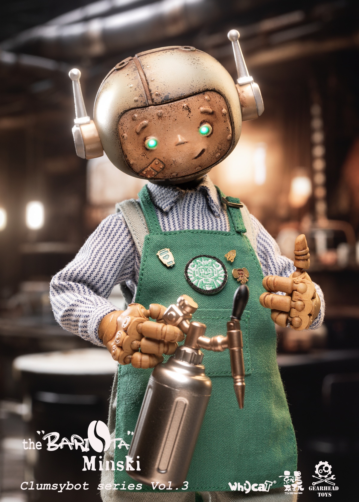 [สั่งจอง]Whycat & GEARHEADTOYS GHT005 ： ClumsyBot - Minski