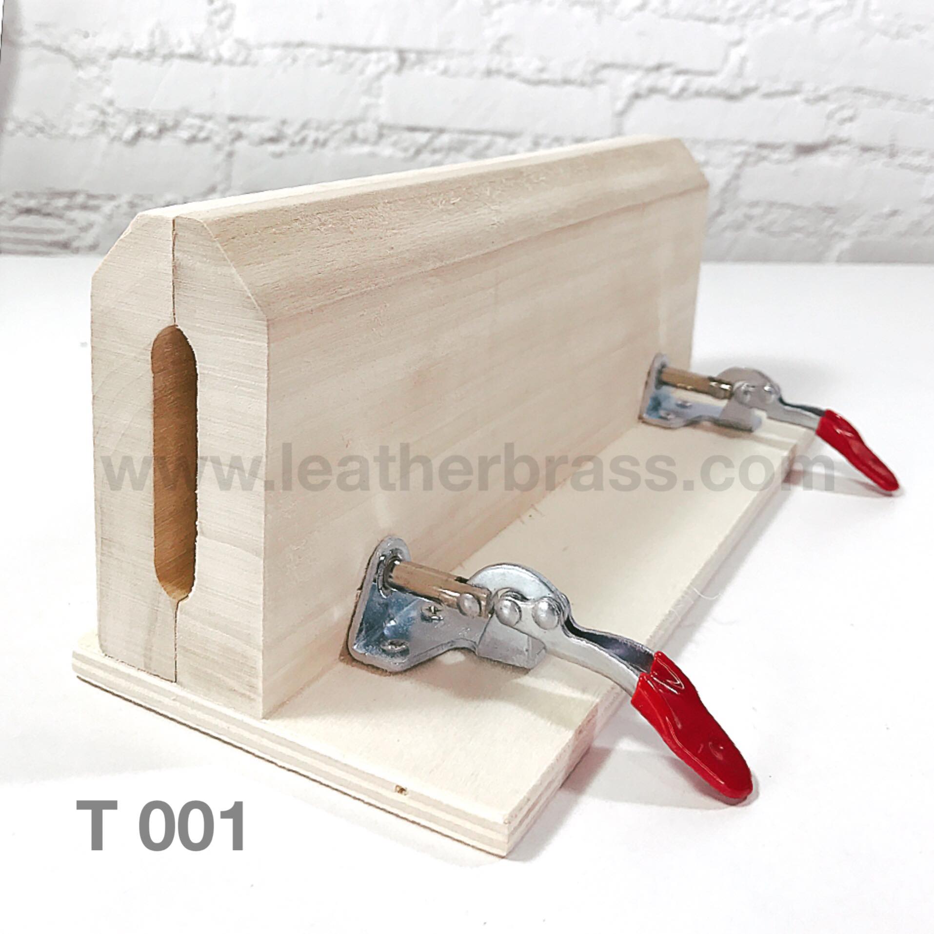T001 ไม้สำหรับหนีบจับหนังเข็มขัด อุปกรณ์งานหนัง leatherbrass**ราคาต่อชิ้น**