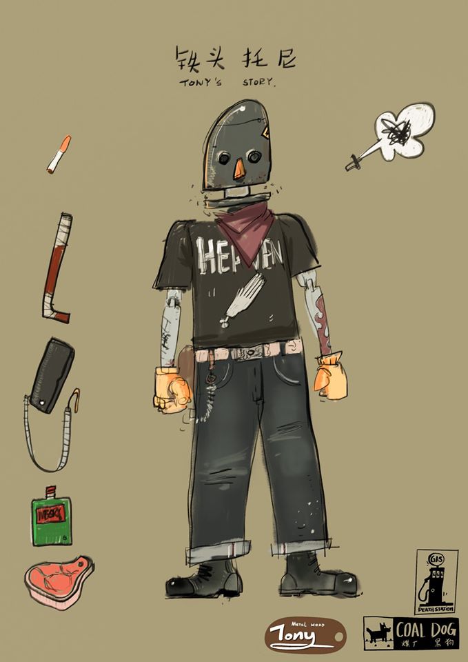 [สั่งจอง]DAMTOYS x COALDOG PES020 1/12 Iron Head Tony – Death Gas Station series Posable figure