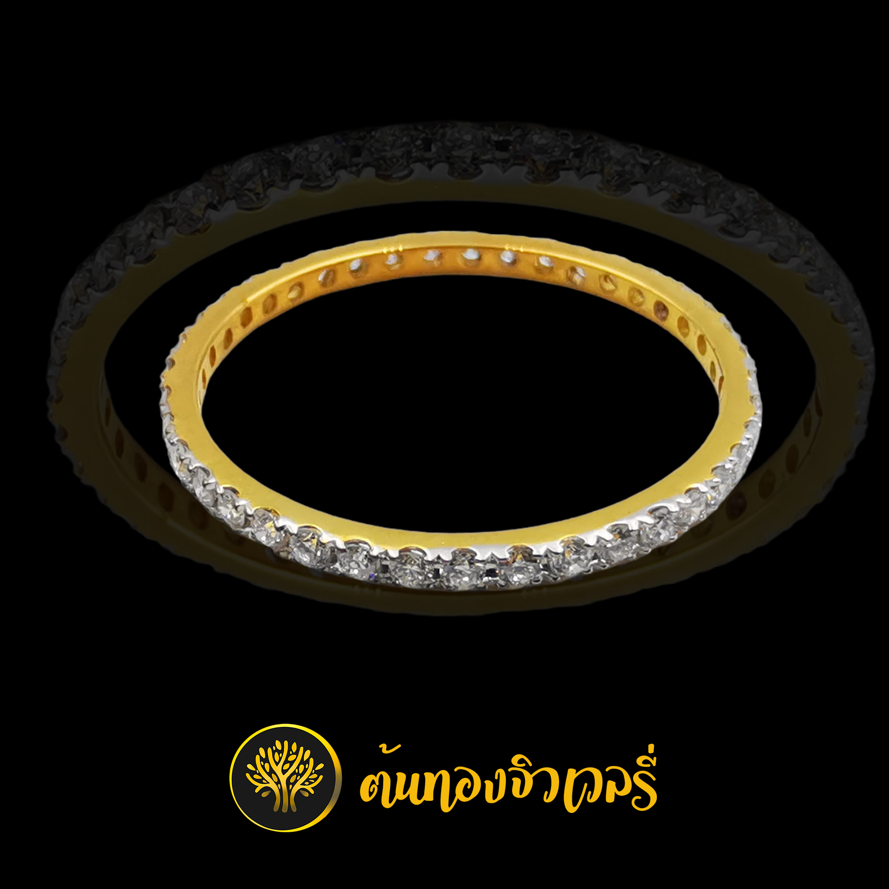 แหวนทองเพชร ล้อมรอบแหวน สวยๆครับงานนี้
