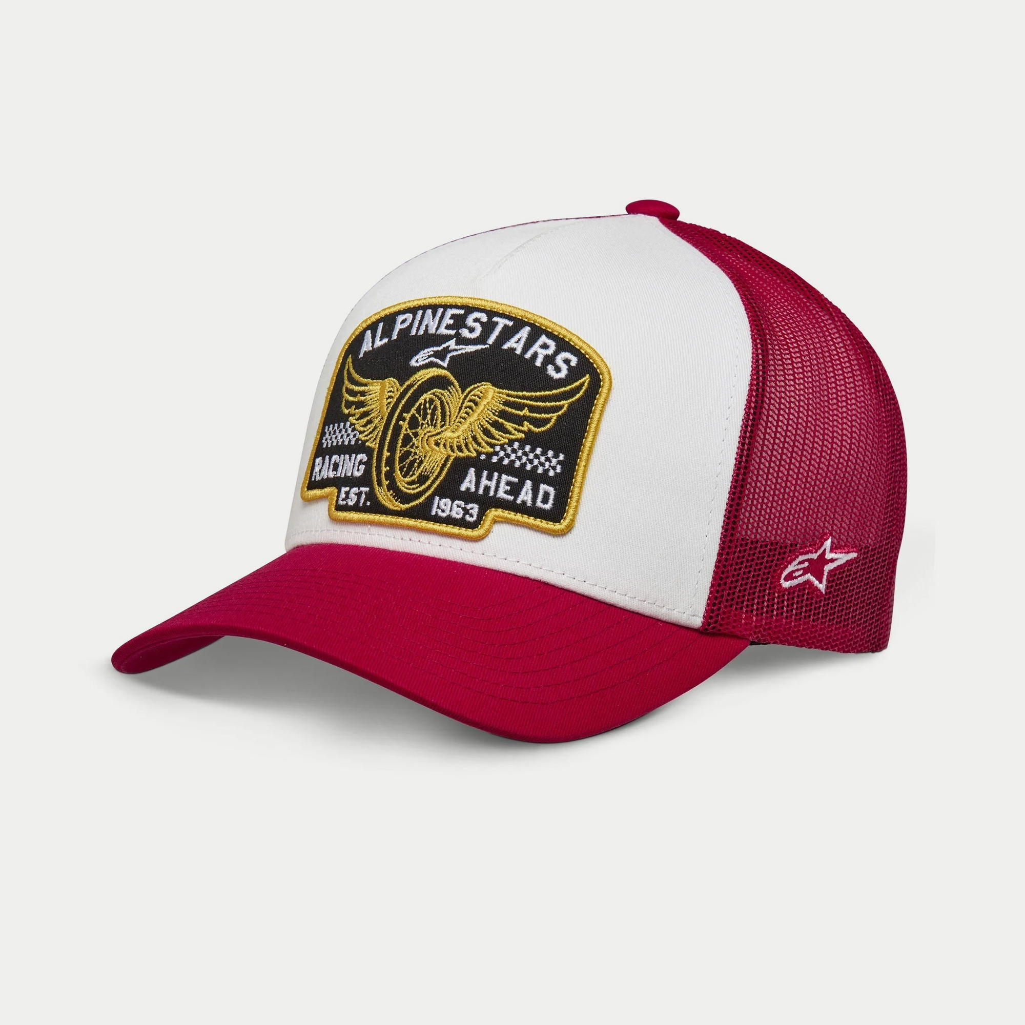 หมวกแก๊ป Alpinestars Heritage Patch Trucker Hat - Red