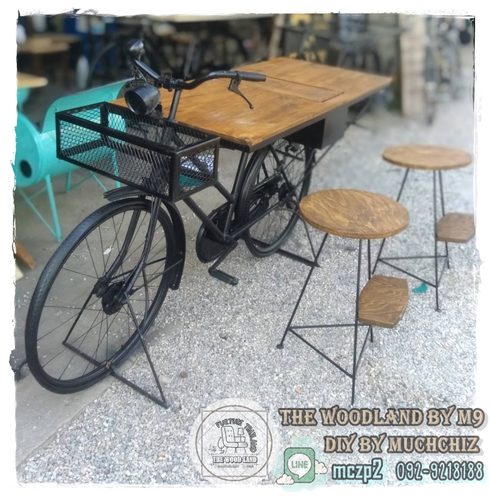 #BICYCLE Design#เฟอร์นิเจอร์จักรยานวินเทจ #เฟอร์นิเจอร์ตกแต่งร้านกาแฟ