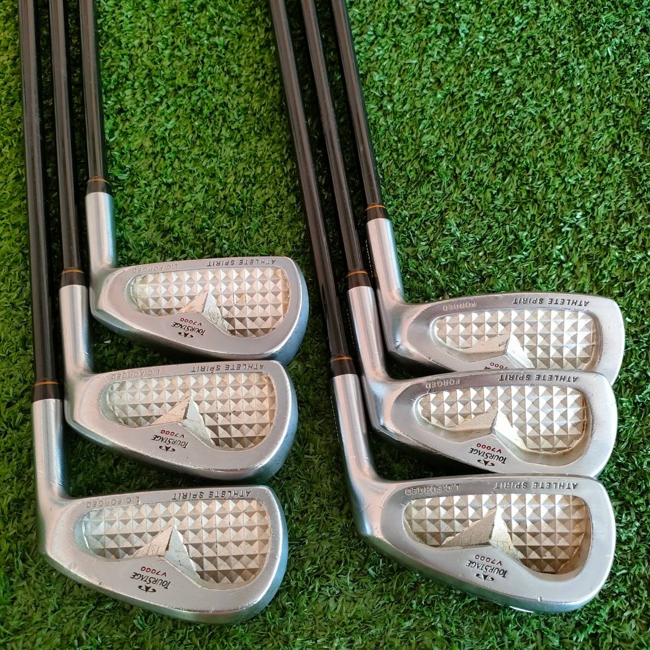 ชุดเหล็ก TOURSTAGE V7000 มีเหล็ก 4-9 ก้าน TDI-60H FLEX R เหล็ก FORGED พรีเมี่ยมญี่ปุ่นแท้ๆ ไม้กอล์ฟมือสอง ของแท้ BY NakaraLuxurious