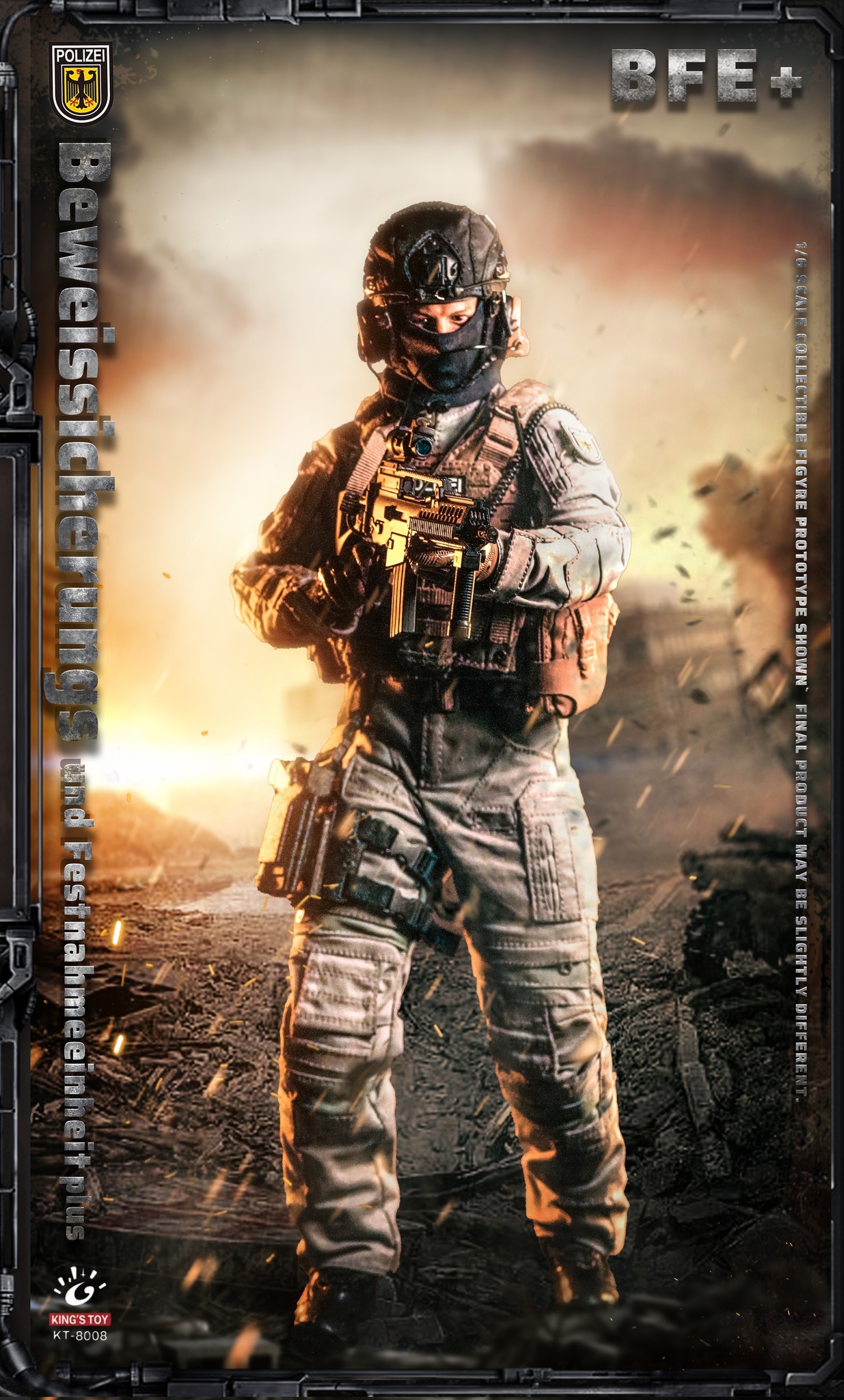 [สั่งจอง]KING'S TOY KT-8008 1/6 : BFE+ German Anti-Terrorist Police Special Action Commando