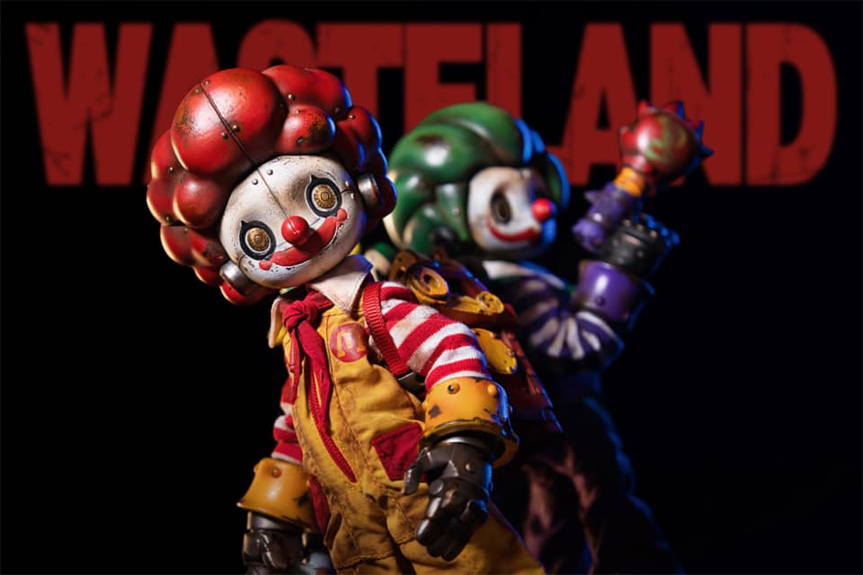 [พร้อมส่ง] WeArtDoing studio Wasteland 8" - Crazy Clown-Mac