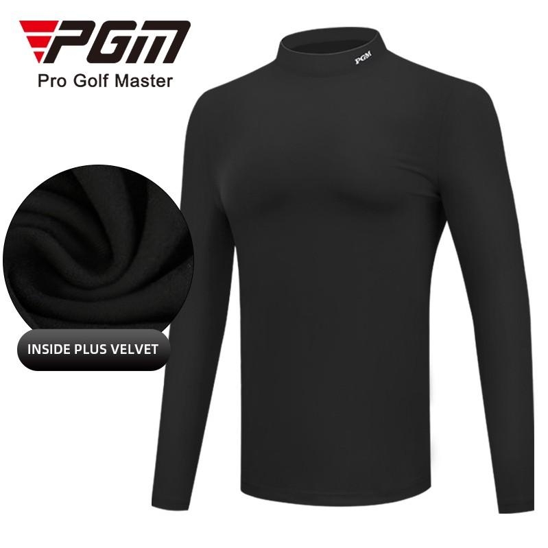 Long Sleeve Men's Golf Shirt PGM (YF388) เสื้อกอล์ฟผู้ชายแขนยาวคอเต่า เนื้อผ้าดี นุ่ม เย็นสบาย ไม่ร้อน ( 1 pcs. )