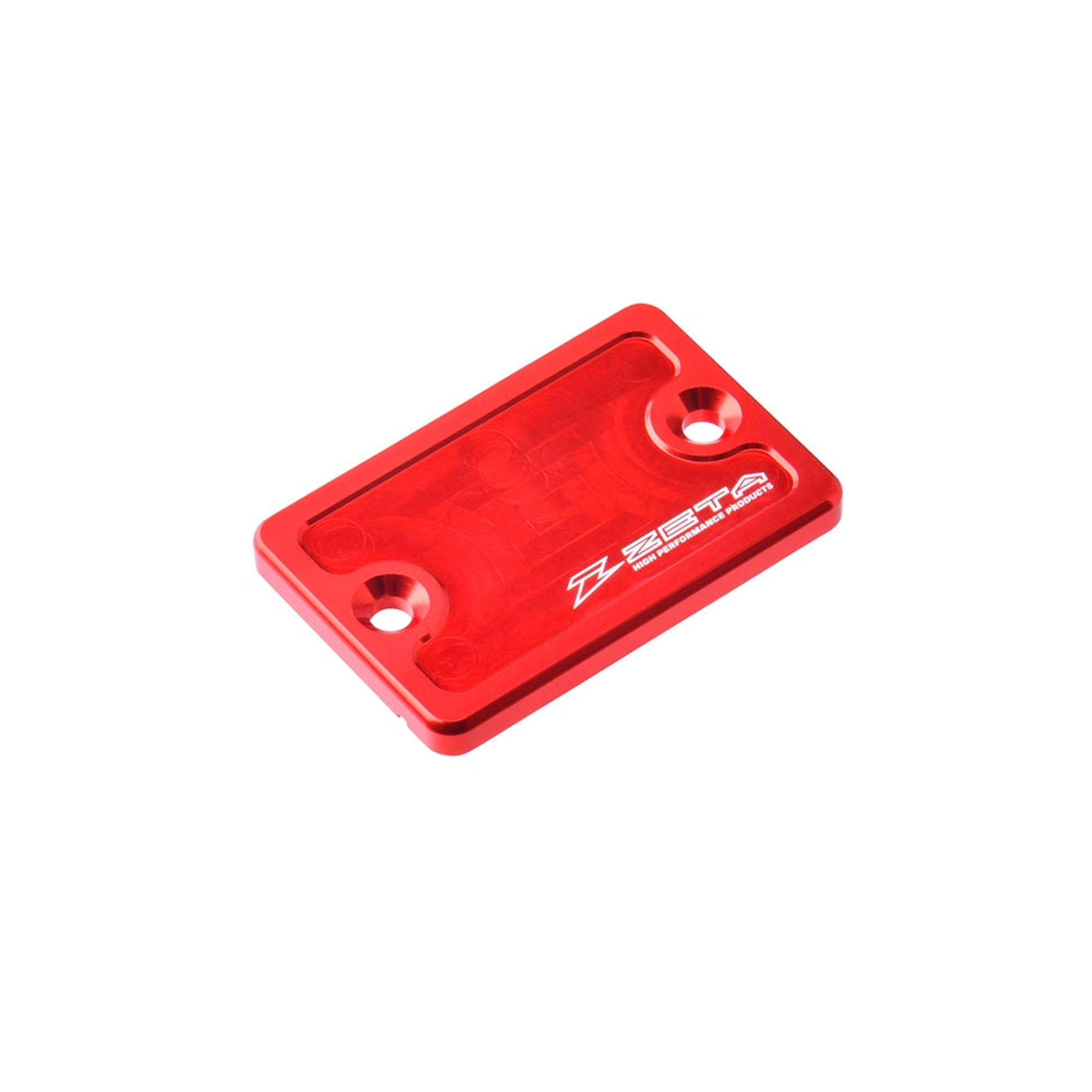 ฝาปิดปั้มเบรคบน Zeta Brake Reservoir Cover - CRF / KLX / WR / XR / DRZ - Red