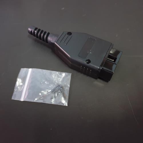 หัวต่อ OBD2 แบบ 16 pin พร้อม PCB Automotive OBD2 16-pin Connector to connect male OBD shell with plug