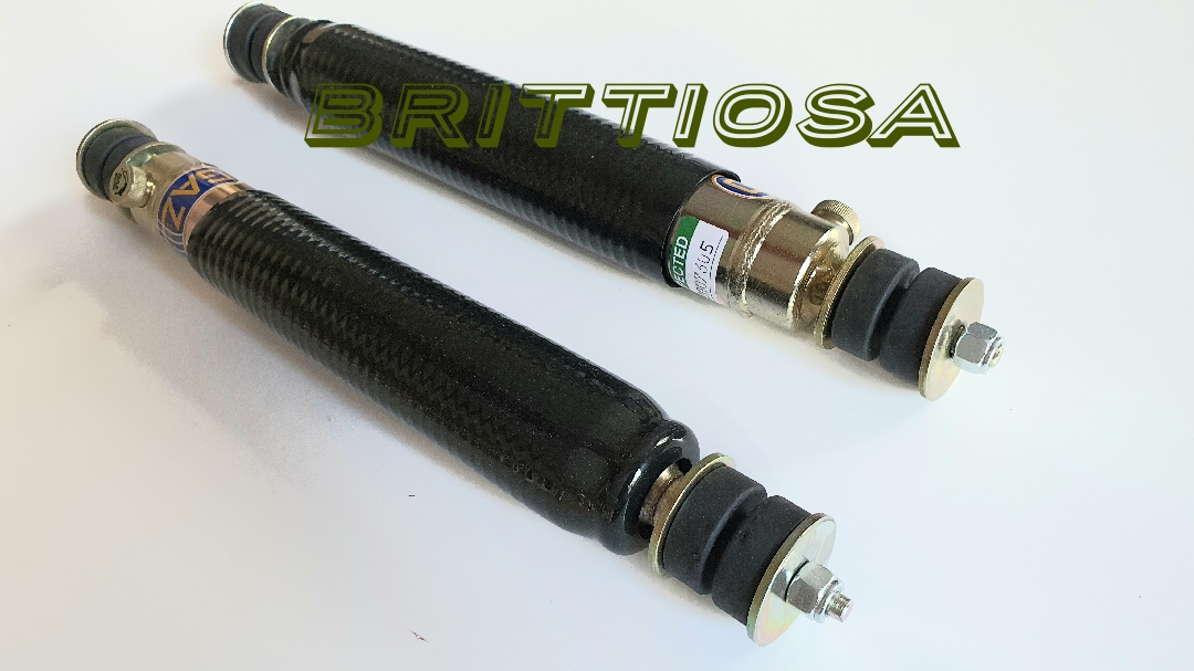 Takaiskunvaimennin pari Jaquar MK2, säädettävät kaasut =399e